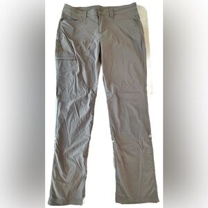 Eddie Bauer Travex Gray Hiking Pants Size 8 Convertible Roll Tab Lightweight
